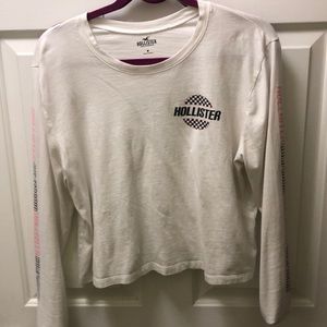 Hollister long sleeved crop top